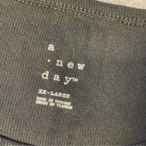 a new day ribbed black body suit Long Sleeve New NWT XXL - Picture 4 of 9